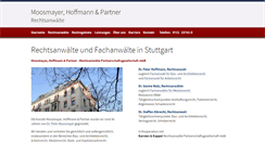 Desktop Screenshot of mhp-recht.de
